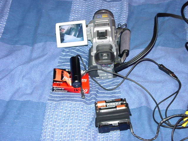 Sony PC110e with Bullet Cam and Mic