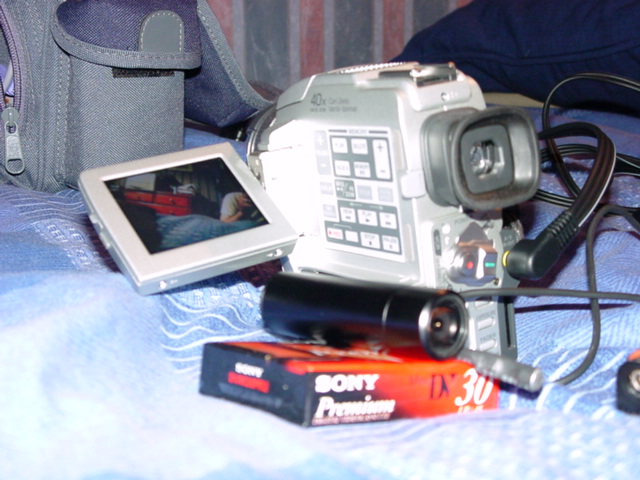 Sony PC110e with Bullet Cam and Mic